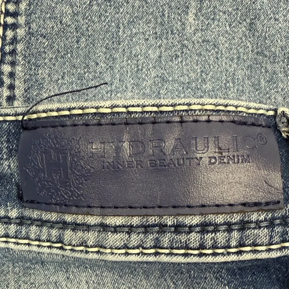 Hydraulic Light Blue Nolita Curvy Skinny Jeans Size 8